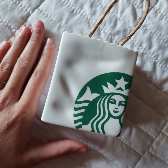Starbucks Ceramic Card Holder Ornament